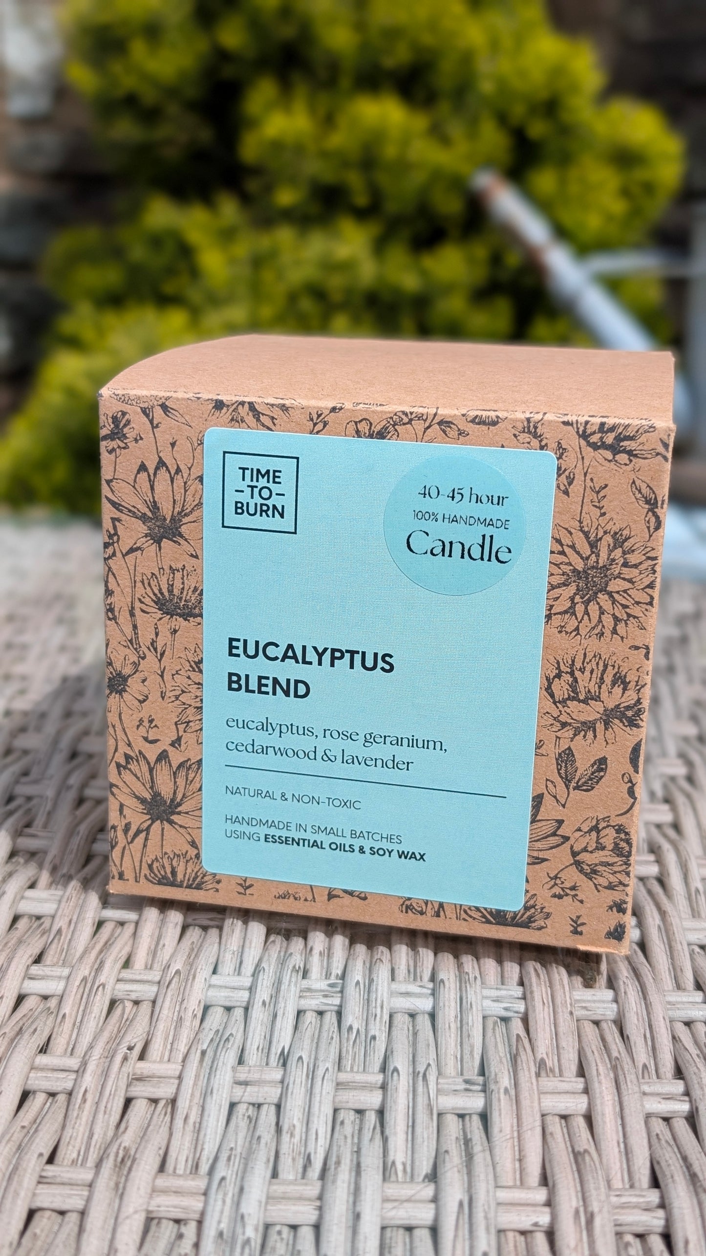 Eucalyptus, Rose Geranium, Lavender & Cedarwood Candles
