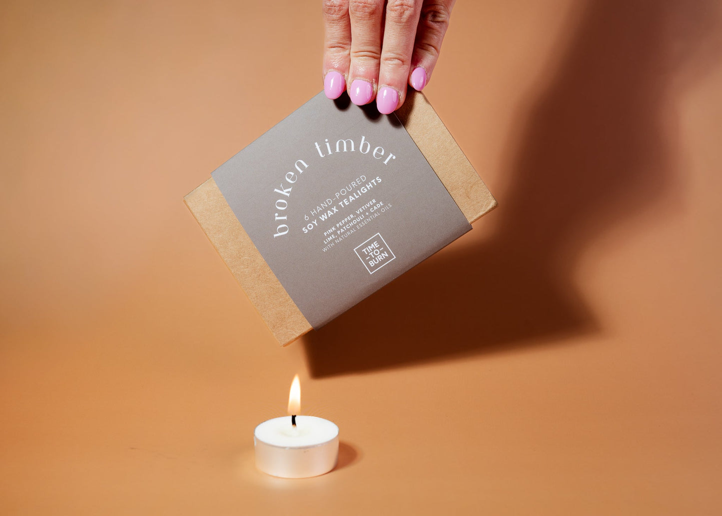 Broken Timber: Gift Box of 6 Tealights - Tealights