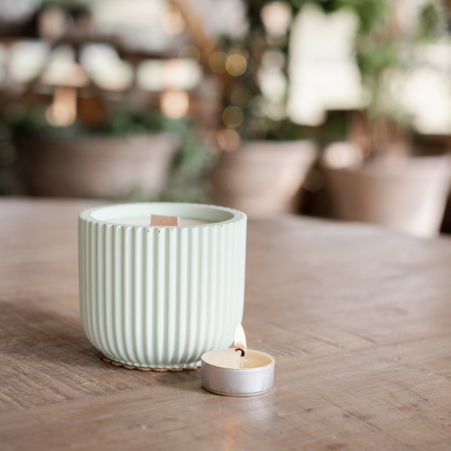 Eucalyptus Rose Geranium Lavender & Cedarwood | 40 Hour Refillable Candle - Candle