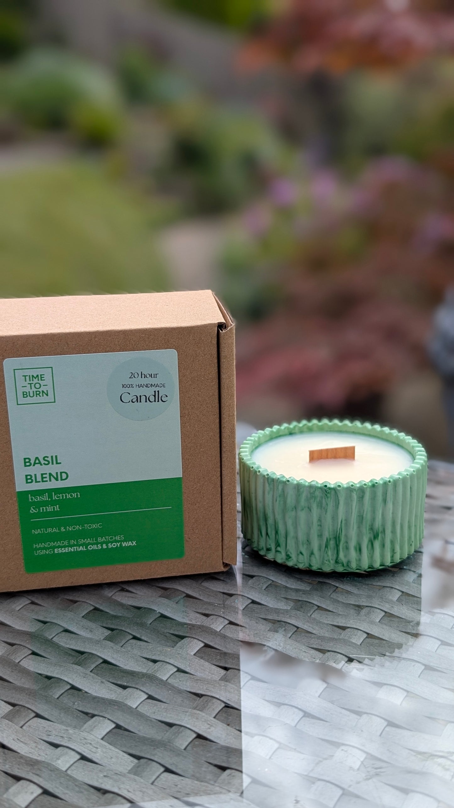 Basil, Lemon, Mint & Orange Candles