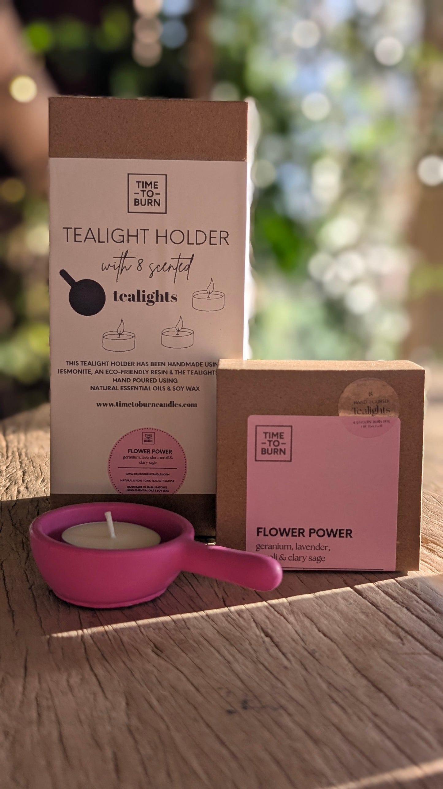 Pink Tealight Holder