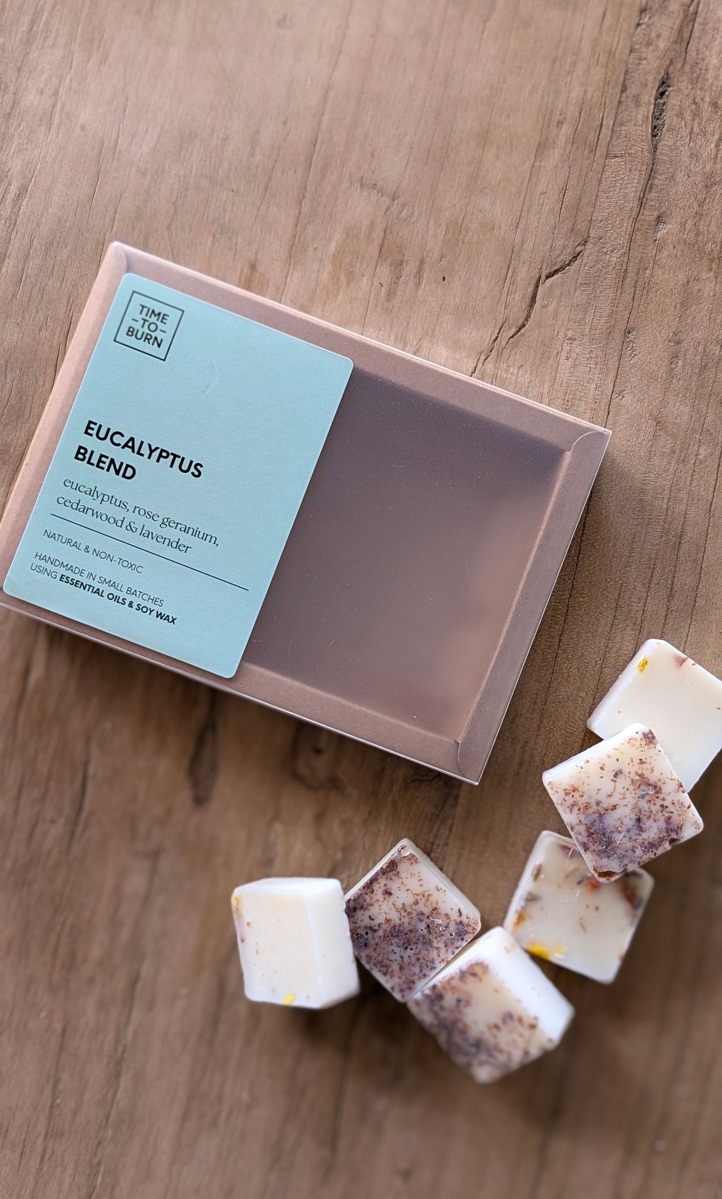 Eucalyptus, Rose Geranium, Cedarwood & Lavender Wax Melts
