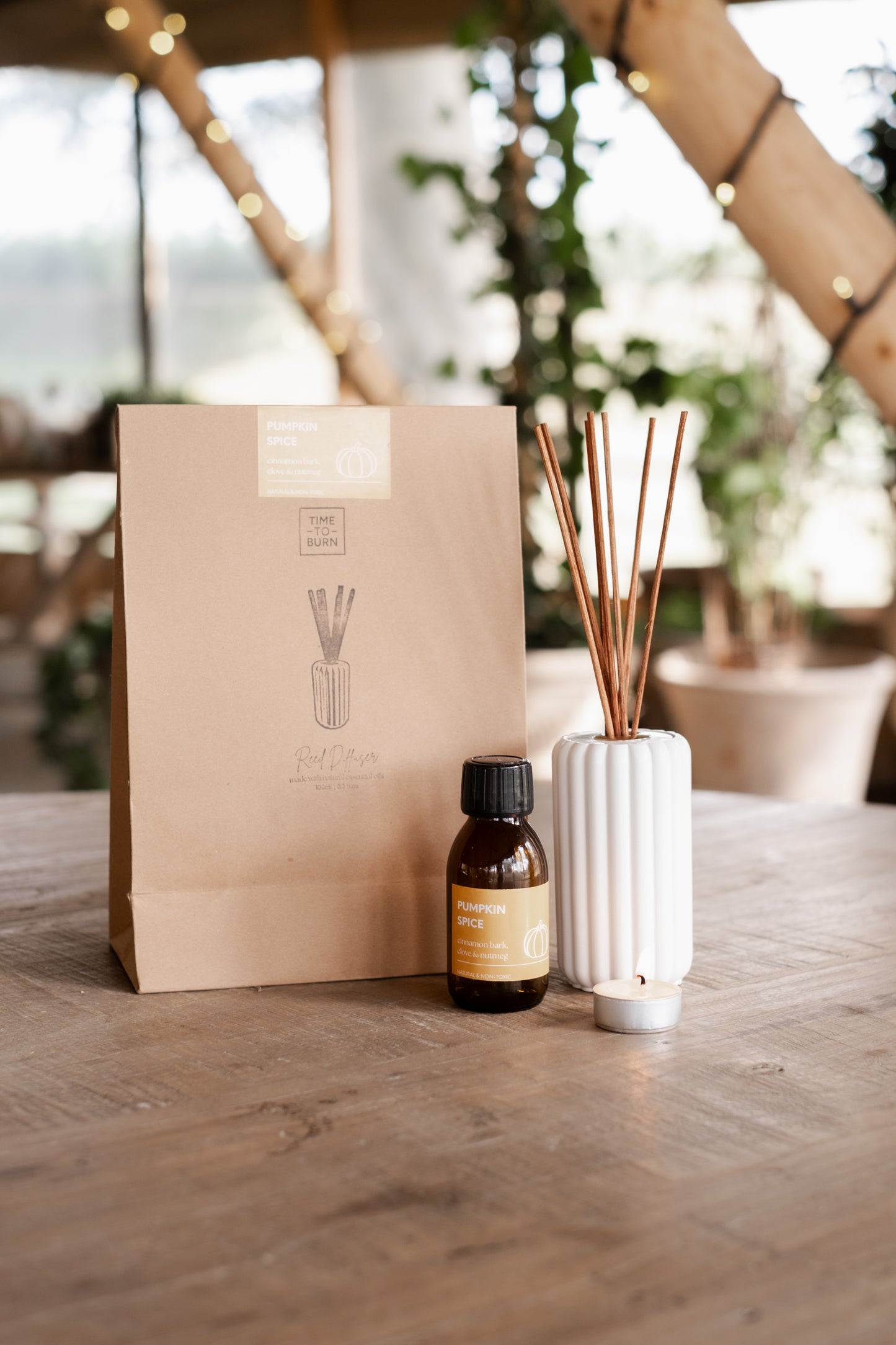 Natural Reed Diffuser - Pumpkin Spice