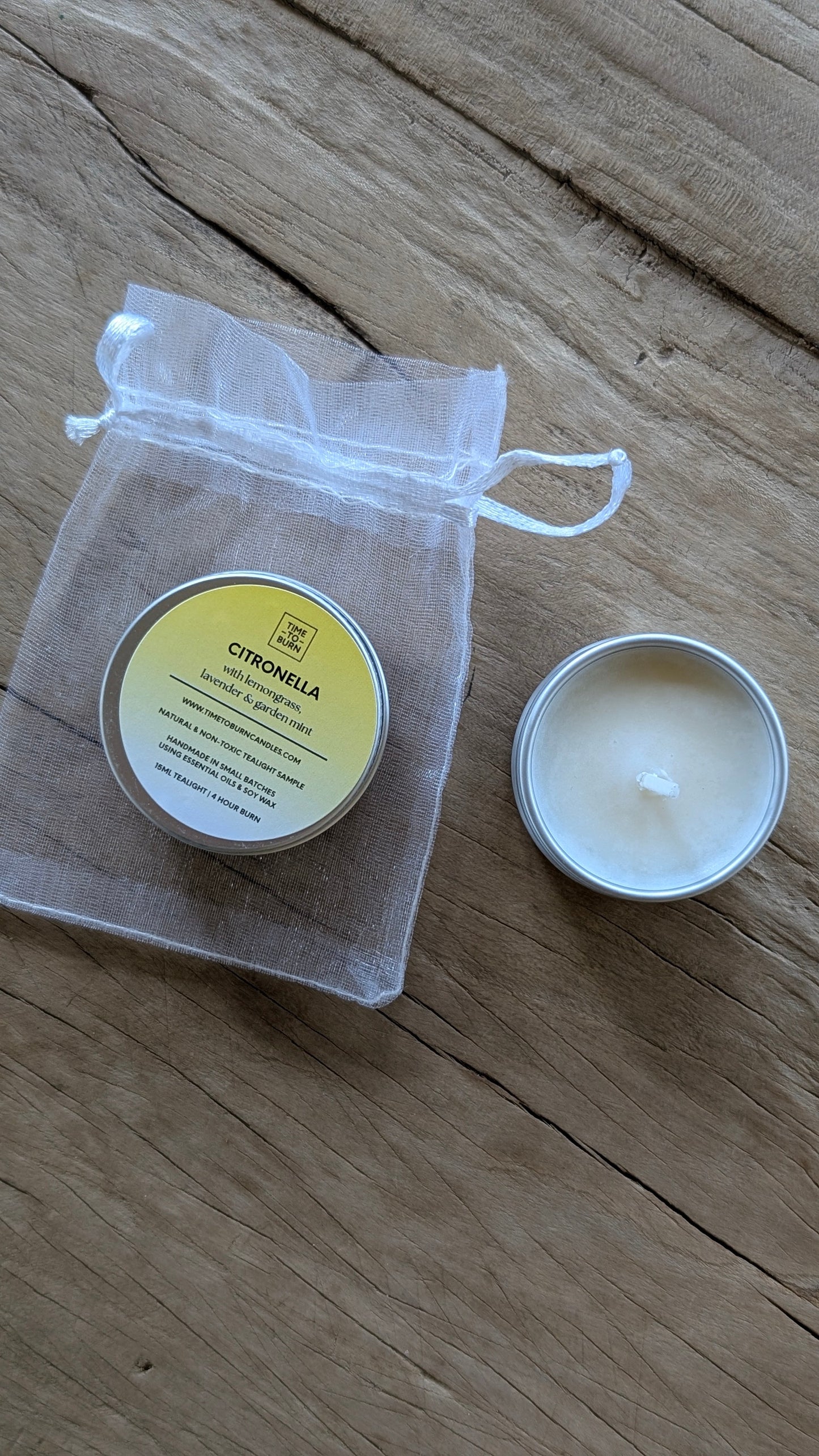 Citronella, Mint, Lemongrass & Lavender Tealights