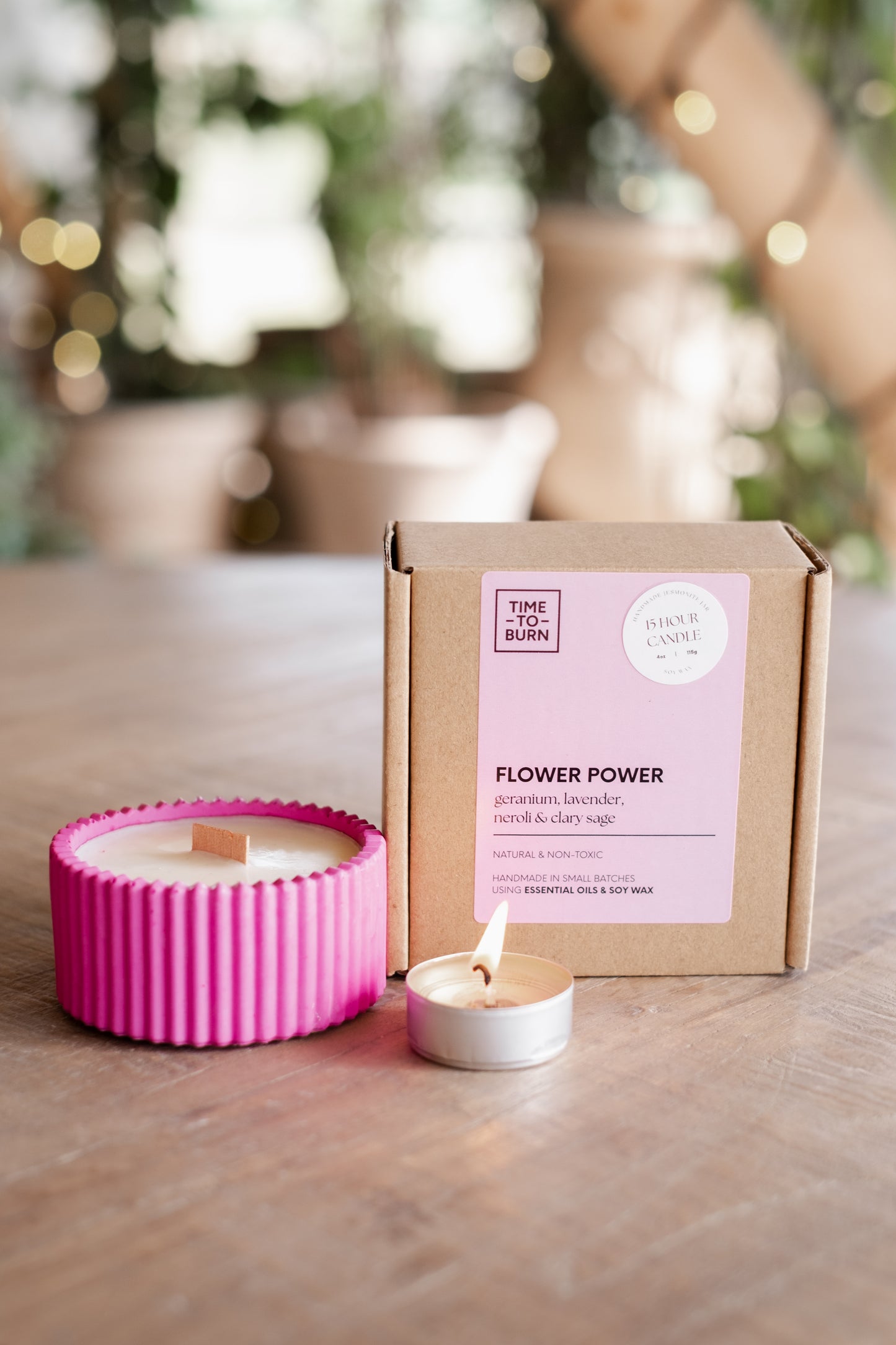 Flower Power - Clary Sage, Neroli, Lavender & Rose Geranium Candles