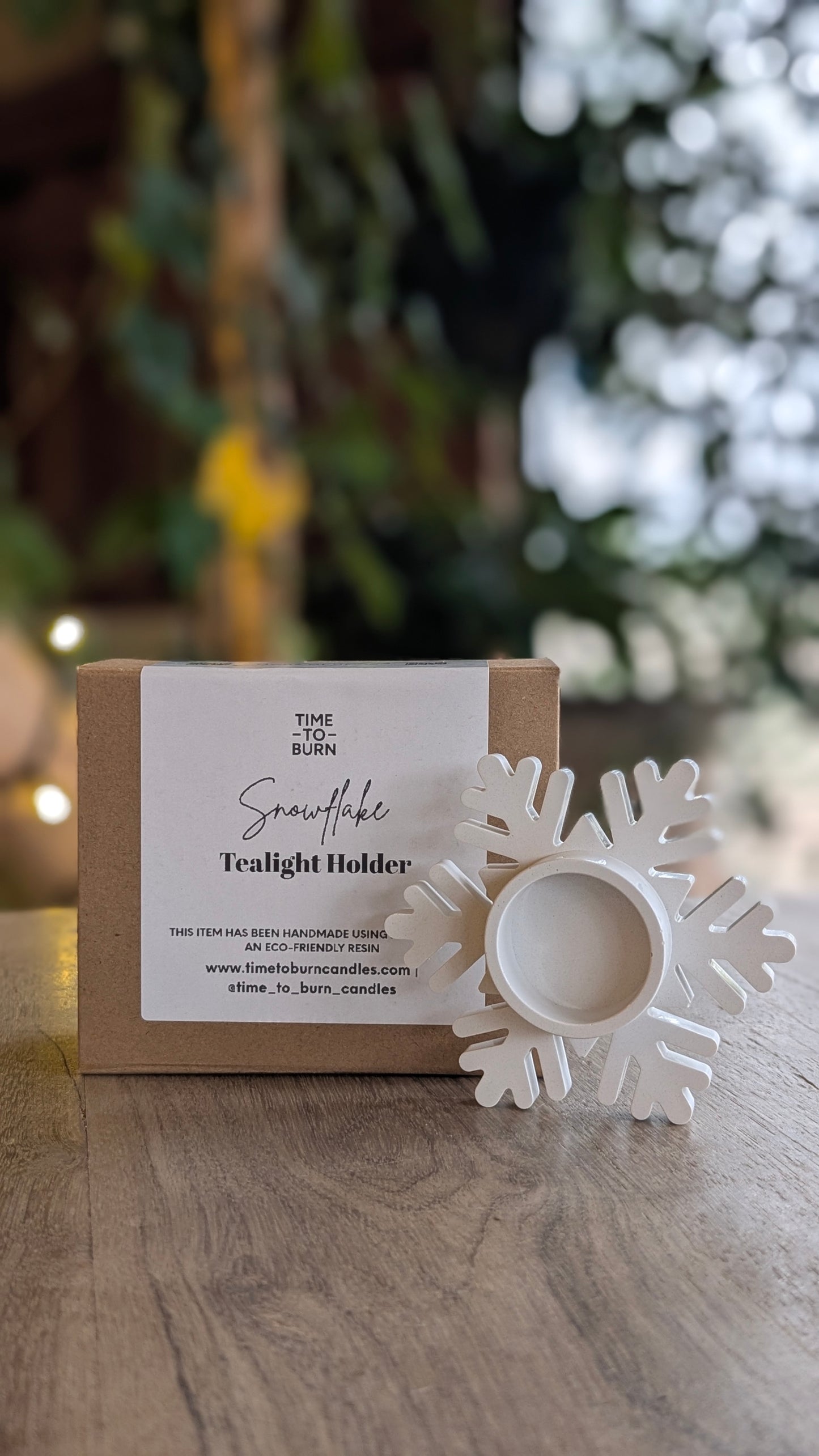 Snowflake Tealight Holders