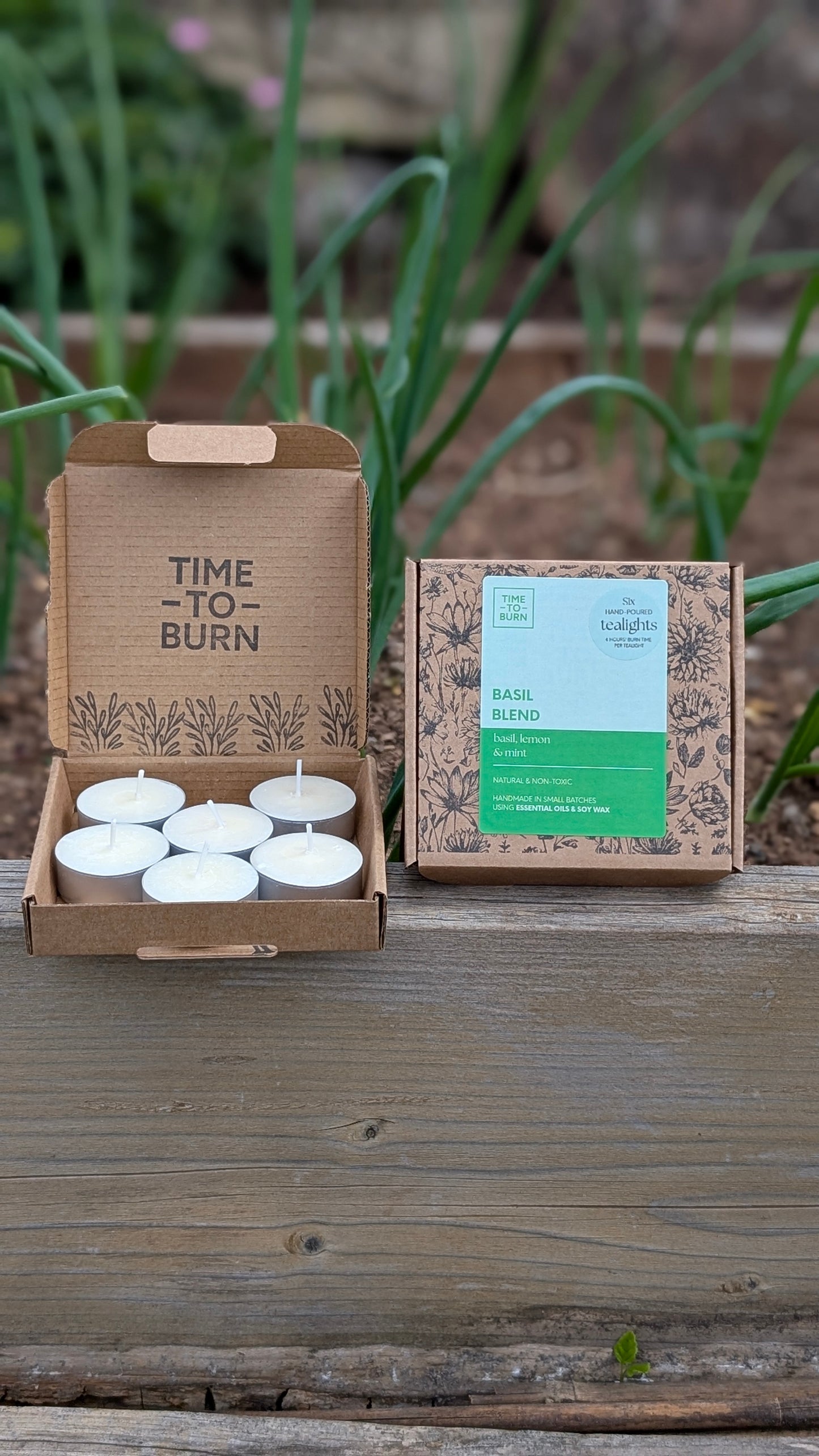 Basil, Lemon & Mint Tealights
