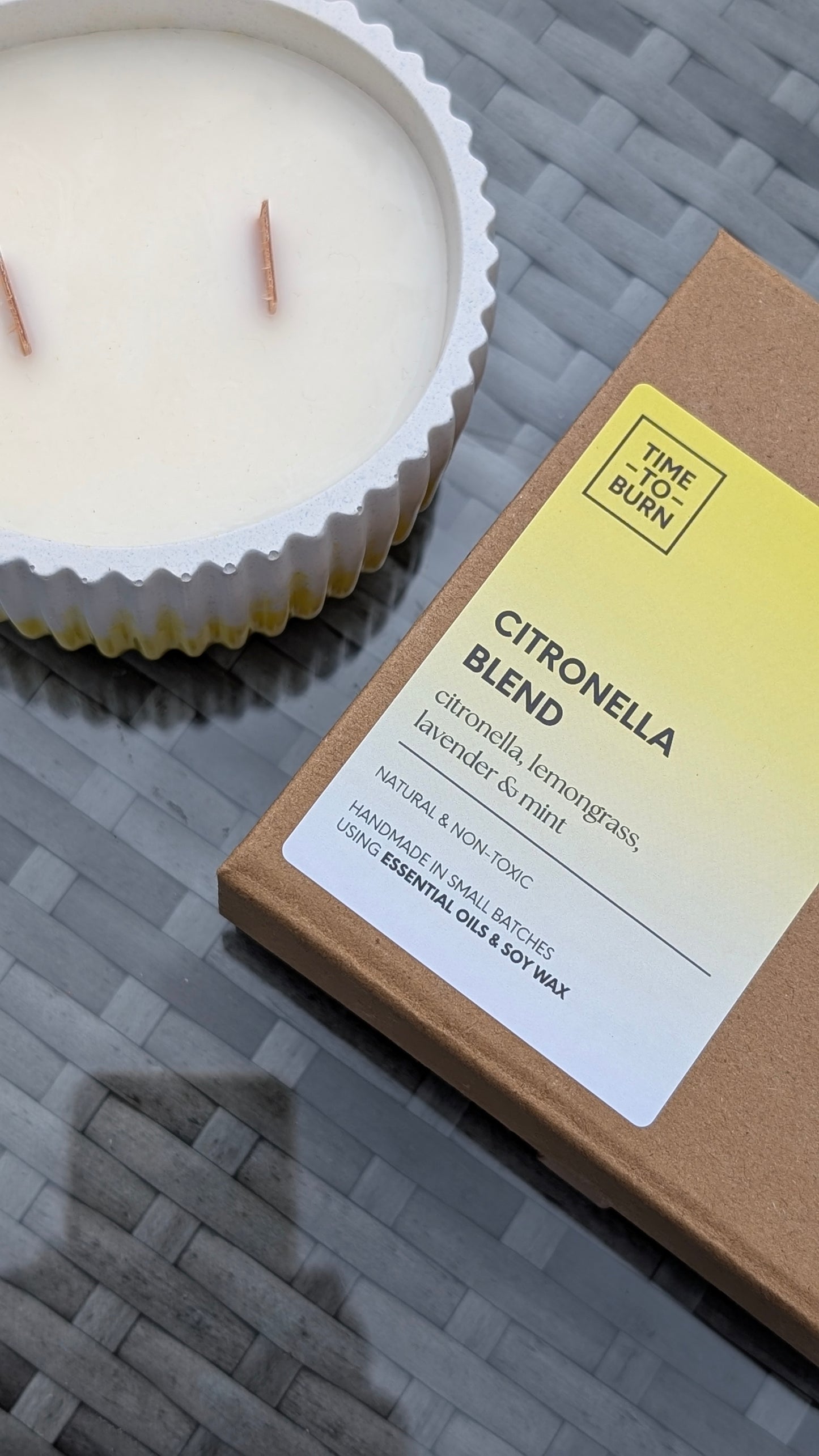 Citronella, Mint, Lemongrass & Lavender Candles