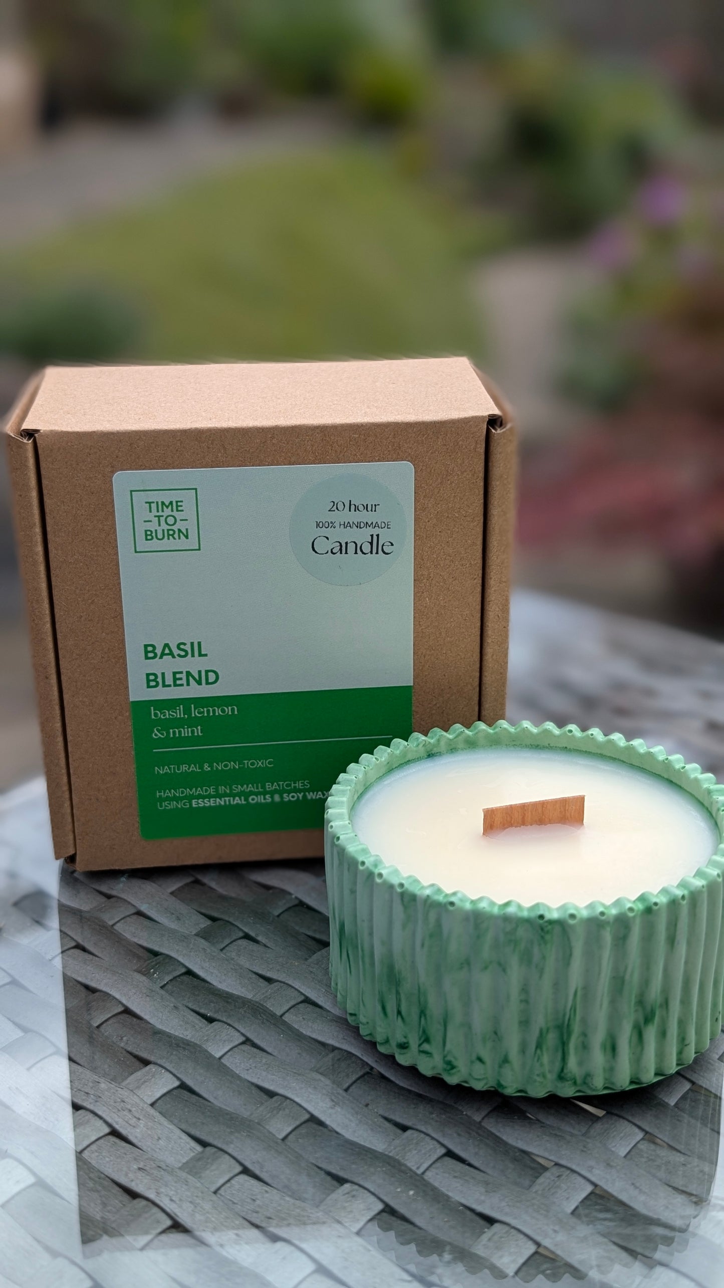 Basil, Lemon, Mint & Orange Candles