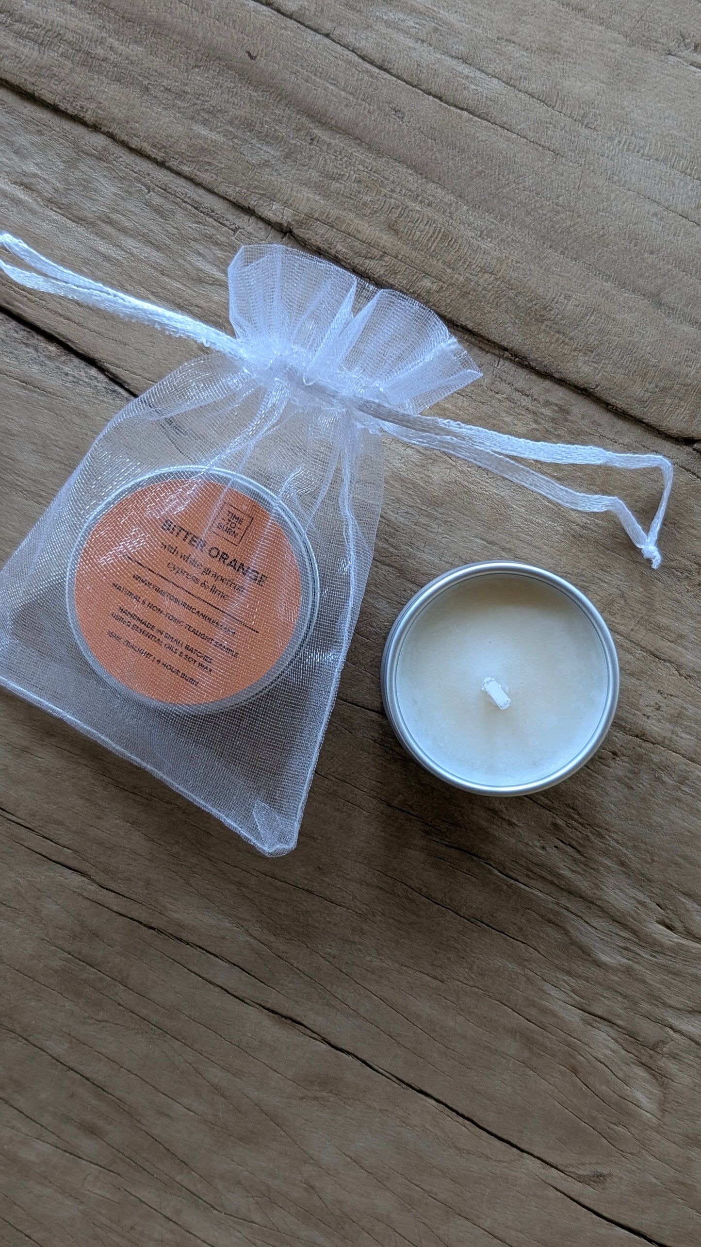 Bitter Orange, Cypress & White Grapefruit Tealights