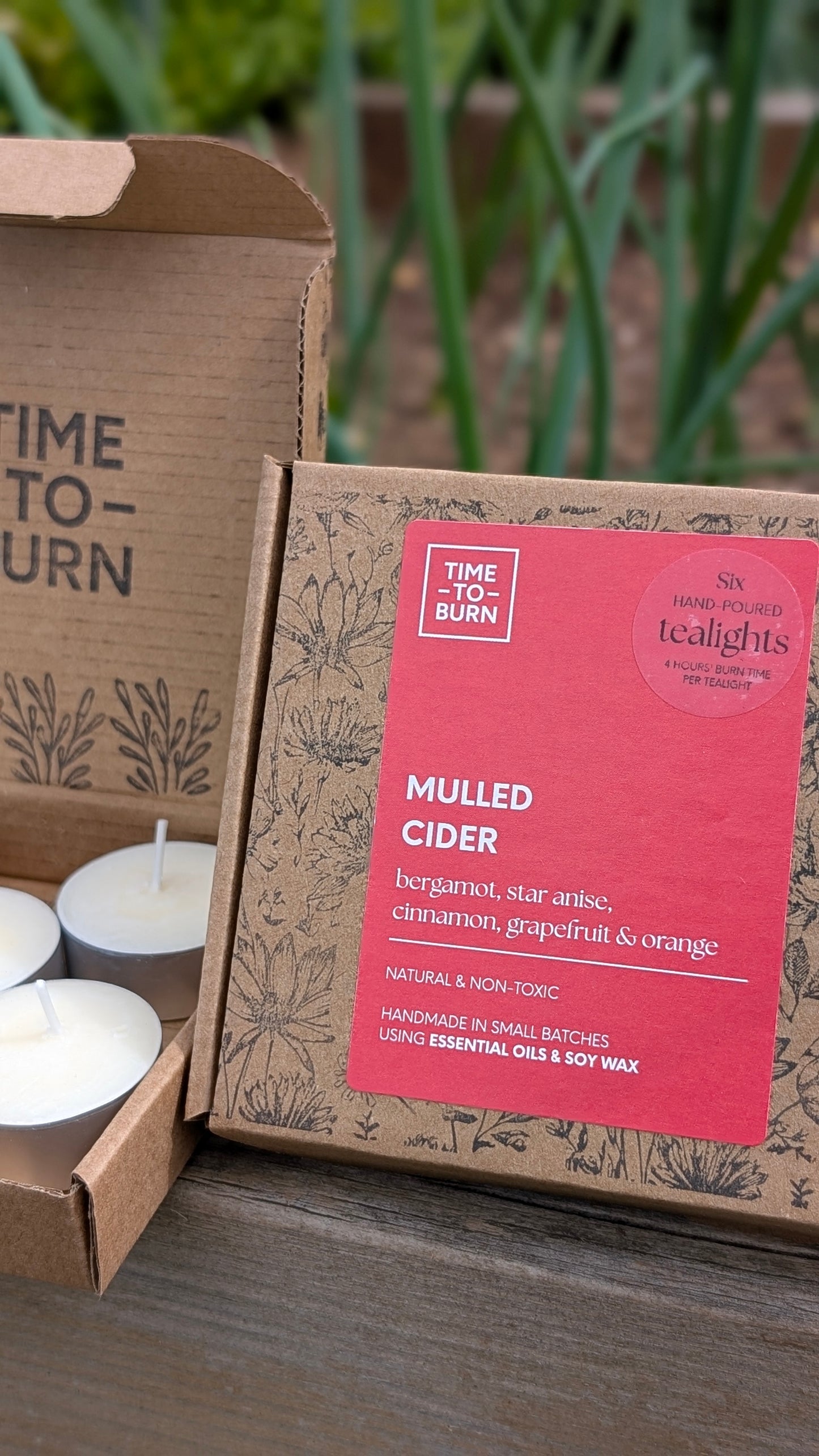 Mulled Cider Tealights - Bergamot, Star Anise, Cinnamon, Grapefruit & Orange