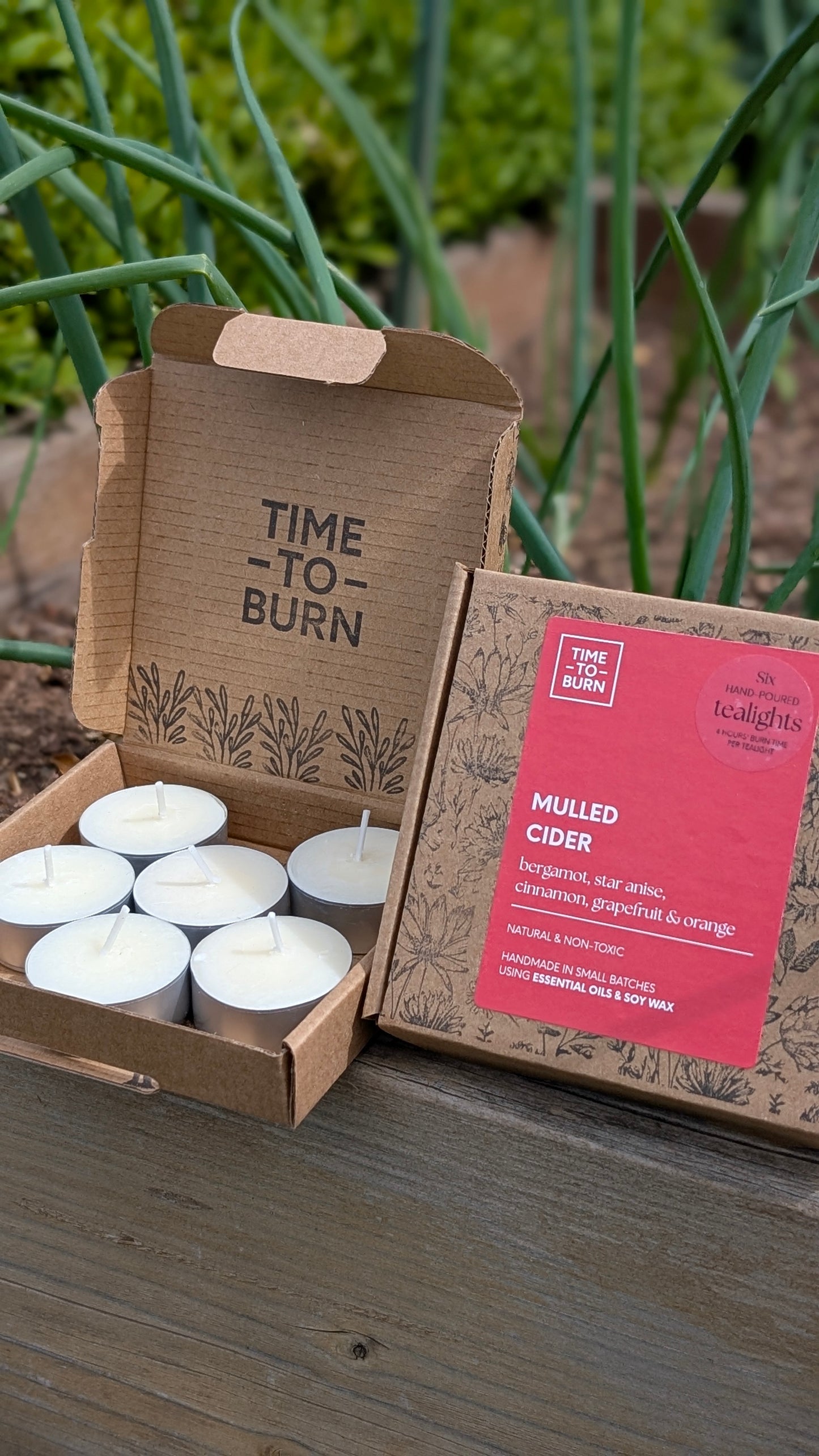 Mulled Cider Tealights - Bergamot, Star Anise, Cinnamon, Grapefruit & Orange