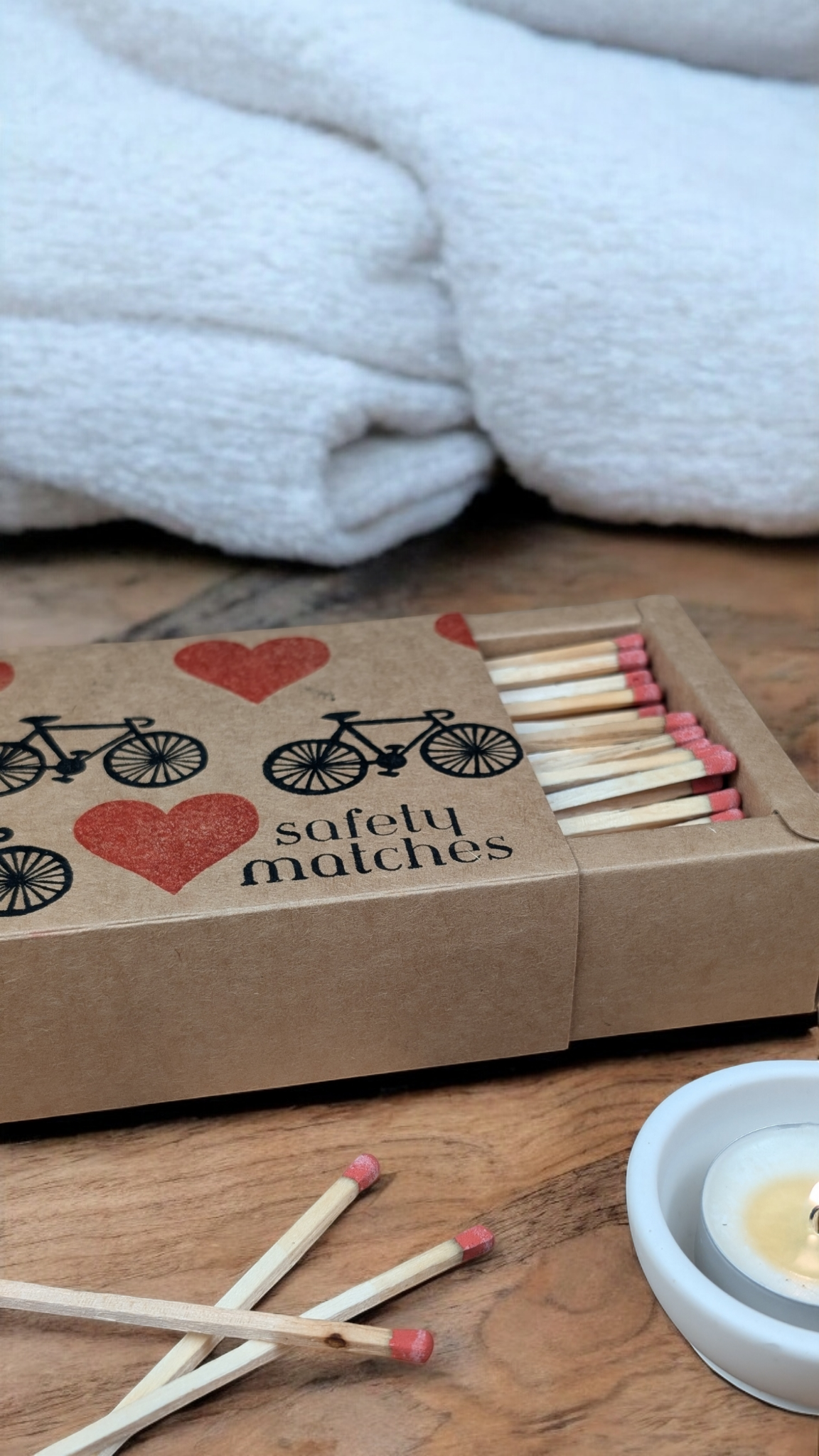 XL 15cm Luxury Love Bike Matches