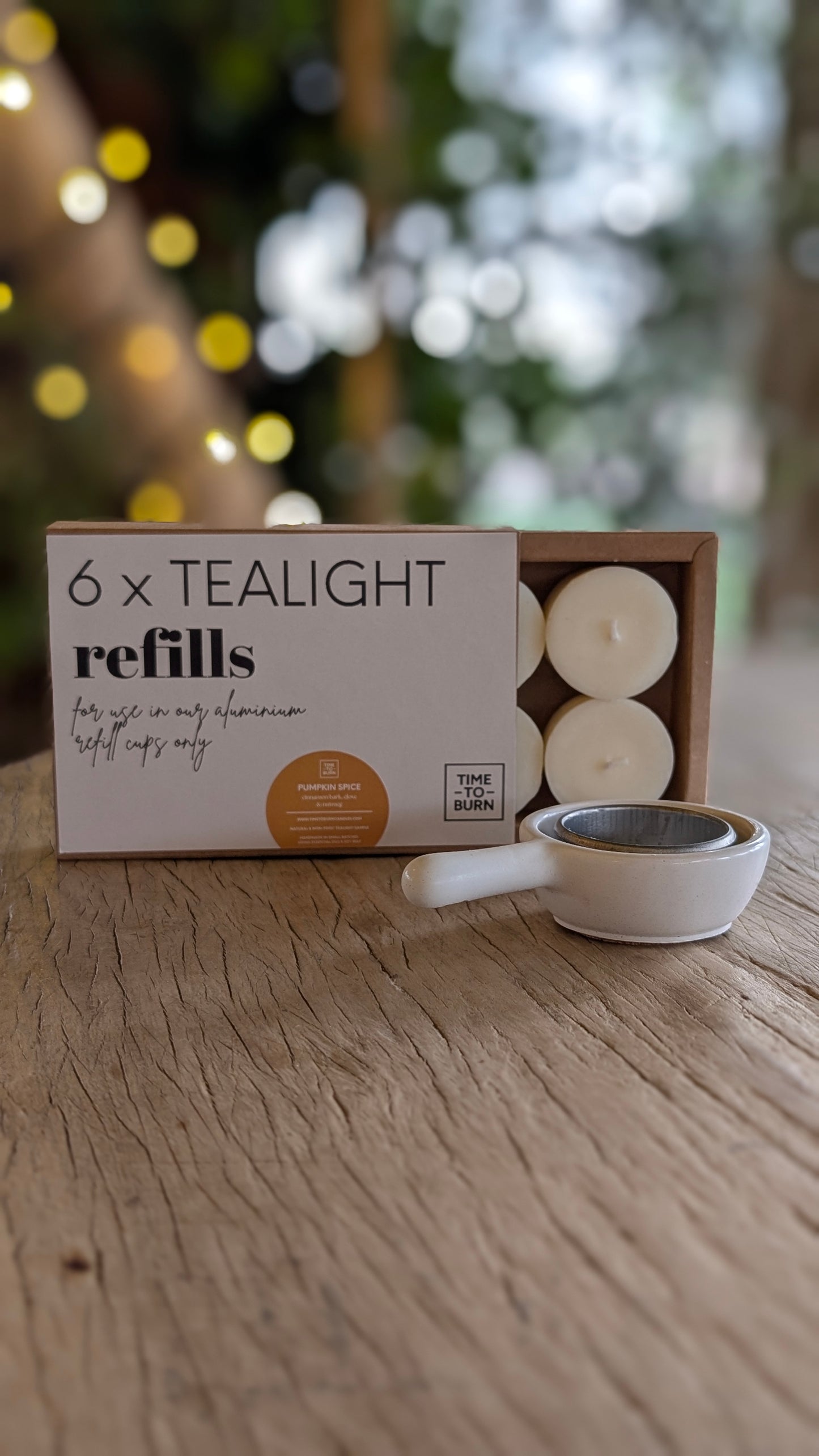 Botanical Soy Wax Tealight Refills - Scented or Unscented