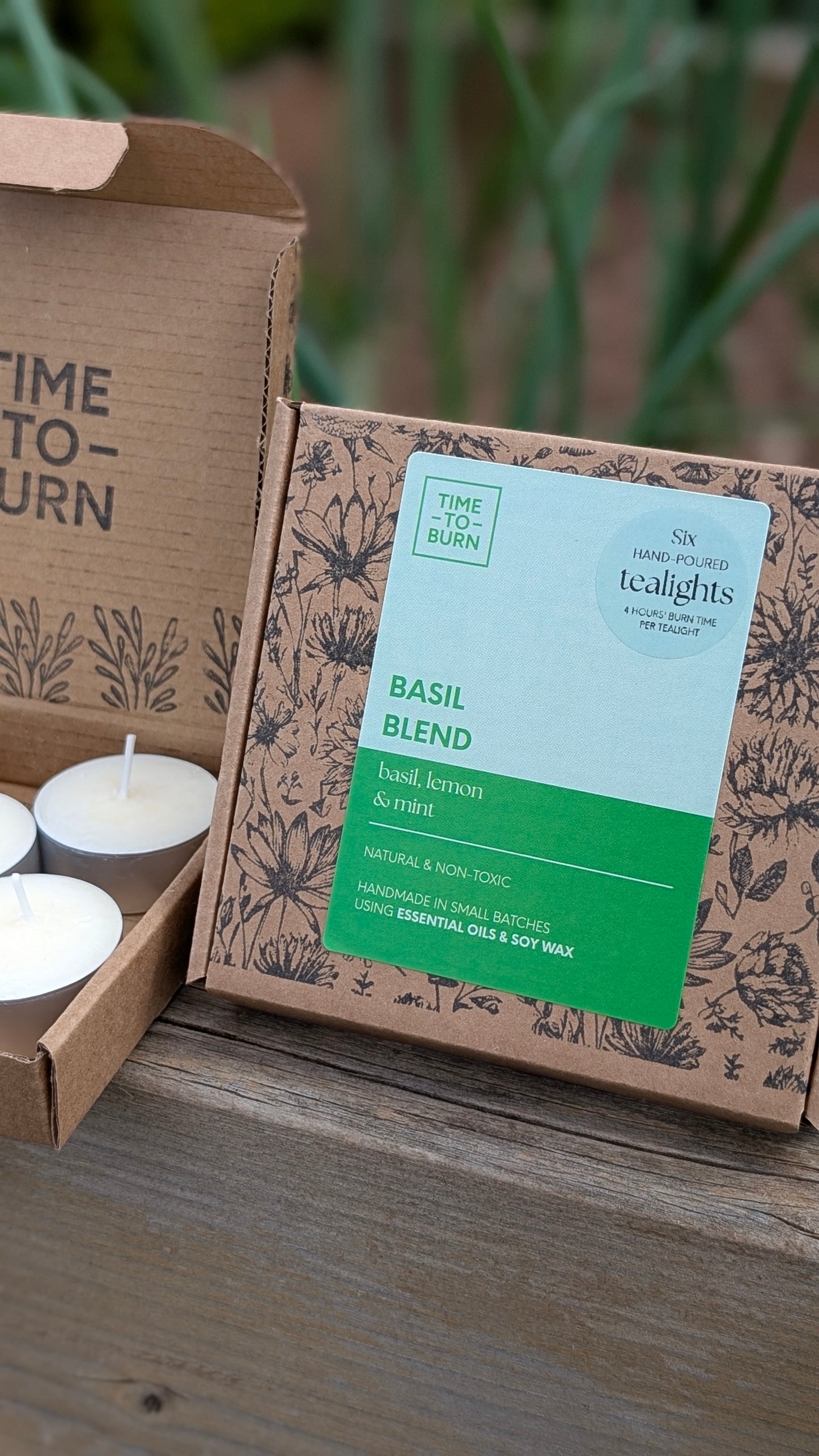 Basil, Lemon & Mint Tealights