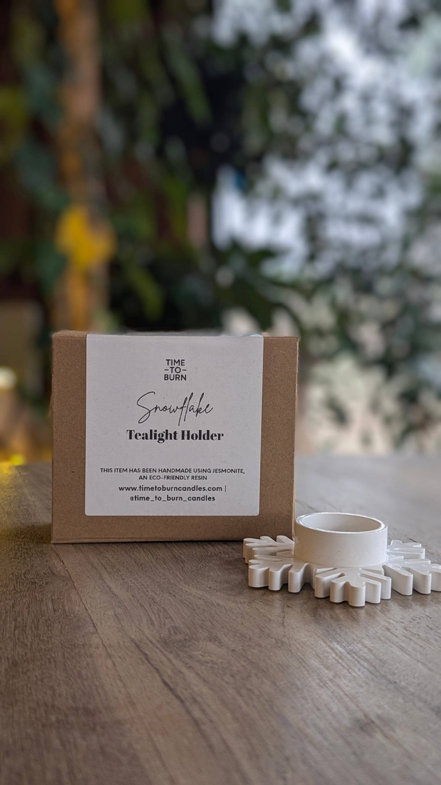 Snowflake Tealight Holders