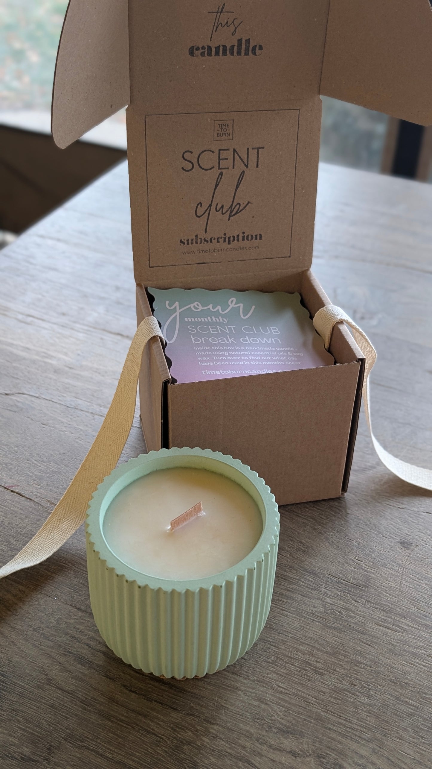Refillable Amphora Candle - Monthly Subscription