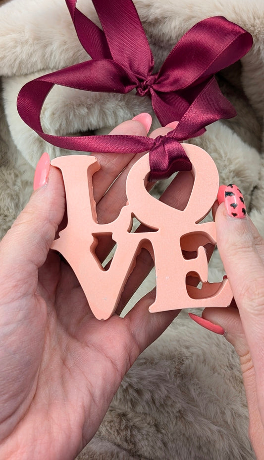 Pink Hanging Love Decoration Gift Box