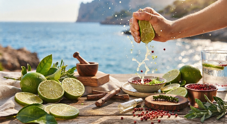 BROKEN TIMBER: PINK PEPPER, LIME + JUNIPER