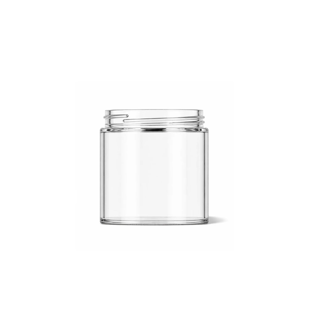 120ml Amber or Clear Glass Candle Jar with Black Lid - WHITE LABEL CANDLES