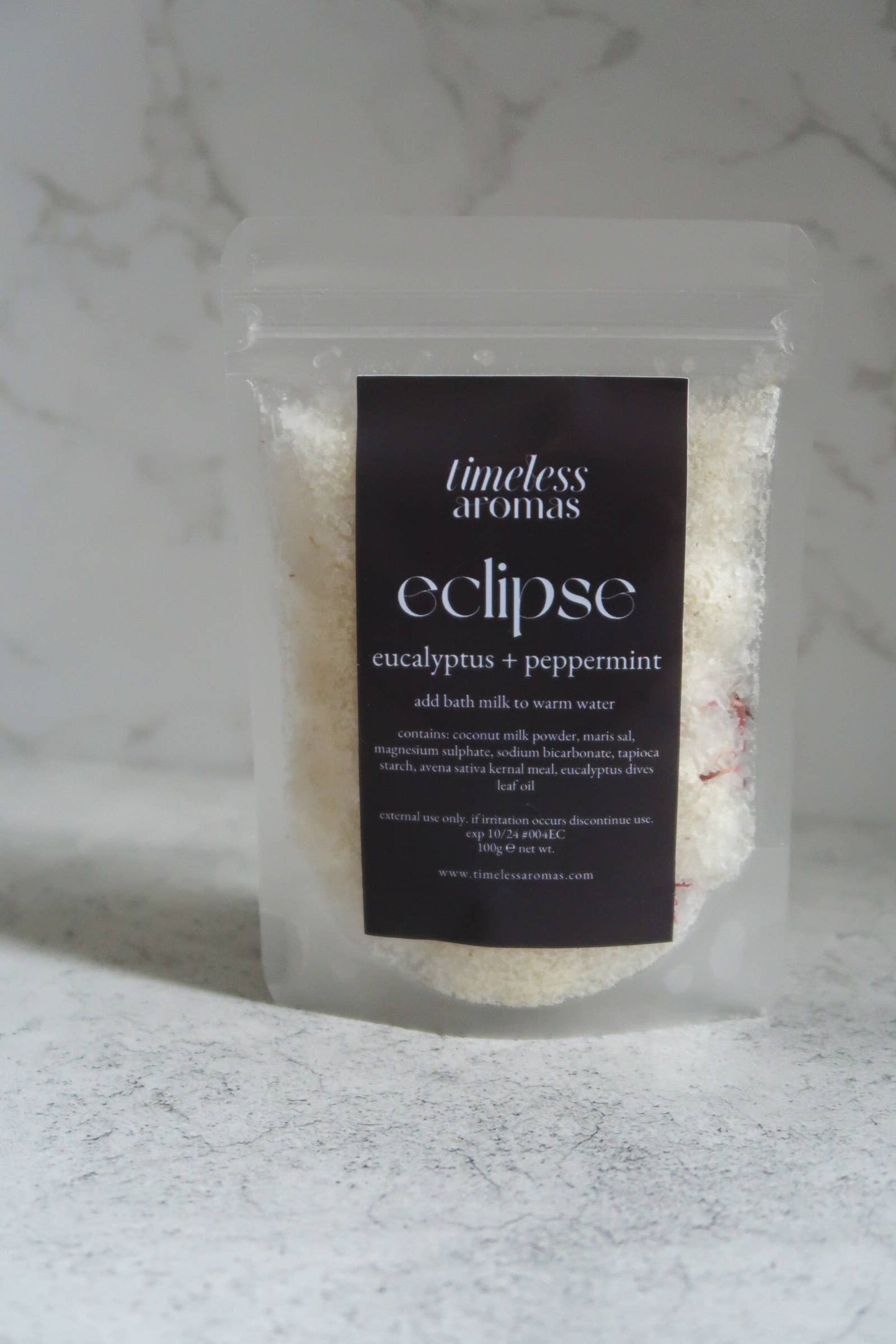 Bath Milk: Eucalyptus + Peppermint, Aromatherapy Bath Salts