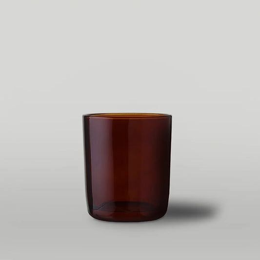 White Label Candles - Large 300ml Amber Glass Candle Jar