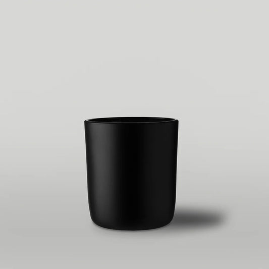 White Label Candles - Large 300ml Black Glass Candle Jar