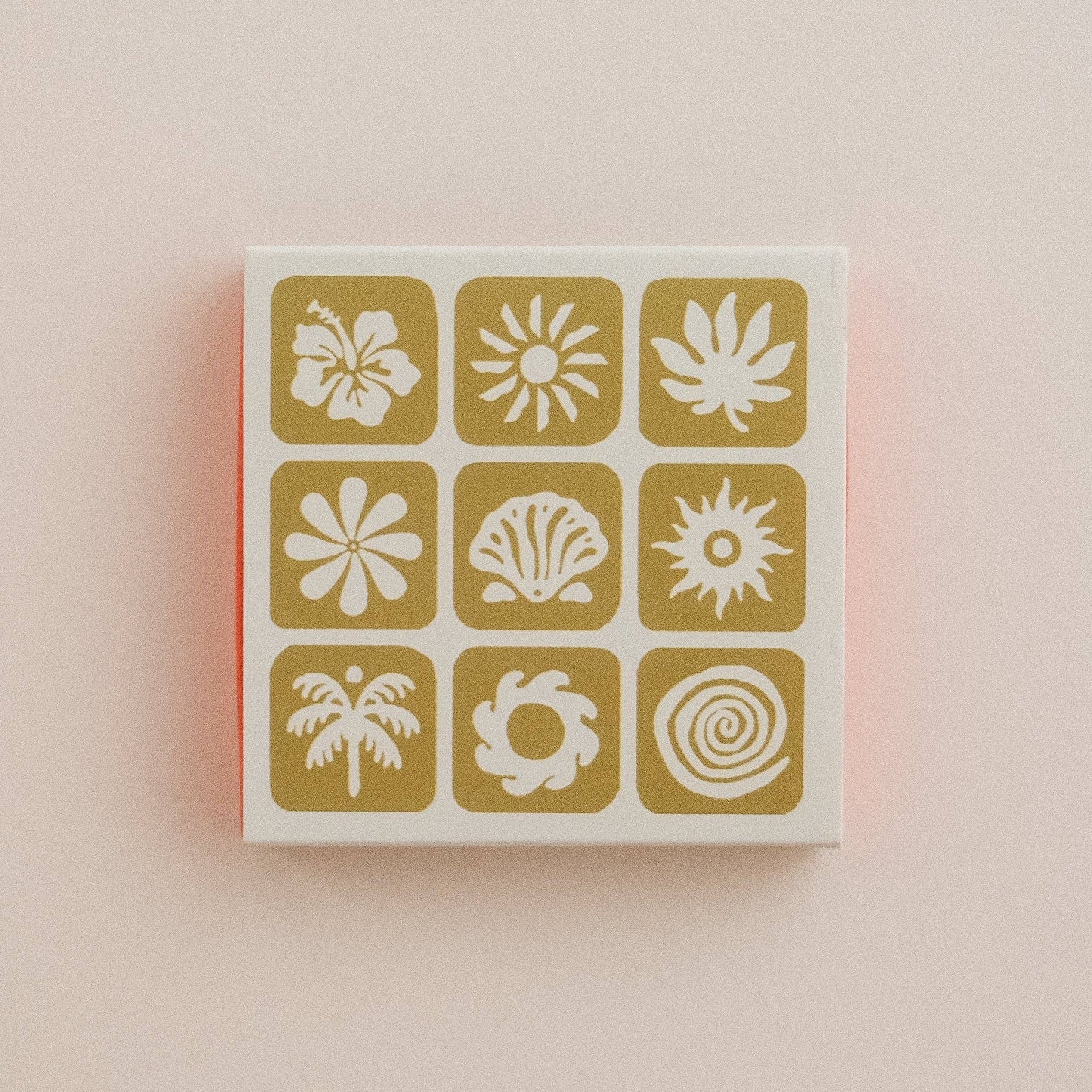 Small Matchbox in Chartreuse - With Mini Orange matches