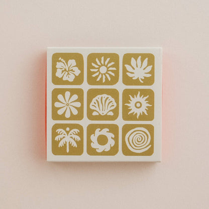Small Matchbox in Chartreuse - With Mini Orange matches