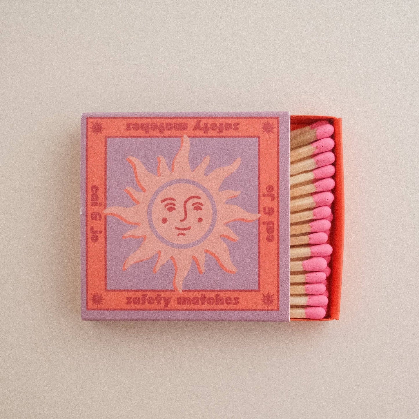 Small Matchbox in Lilac Sun - Pink Mini Matches