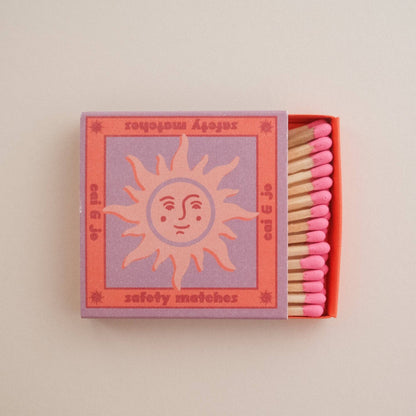 Small Matchbox in Lilac Sun - Pink Mini Matches