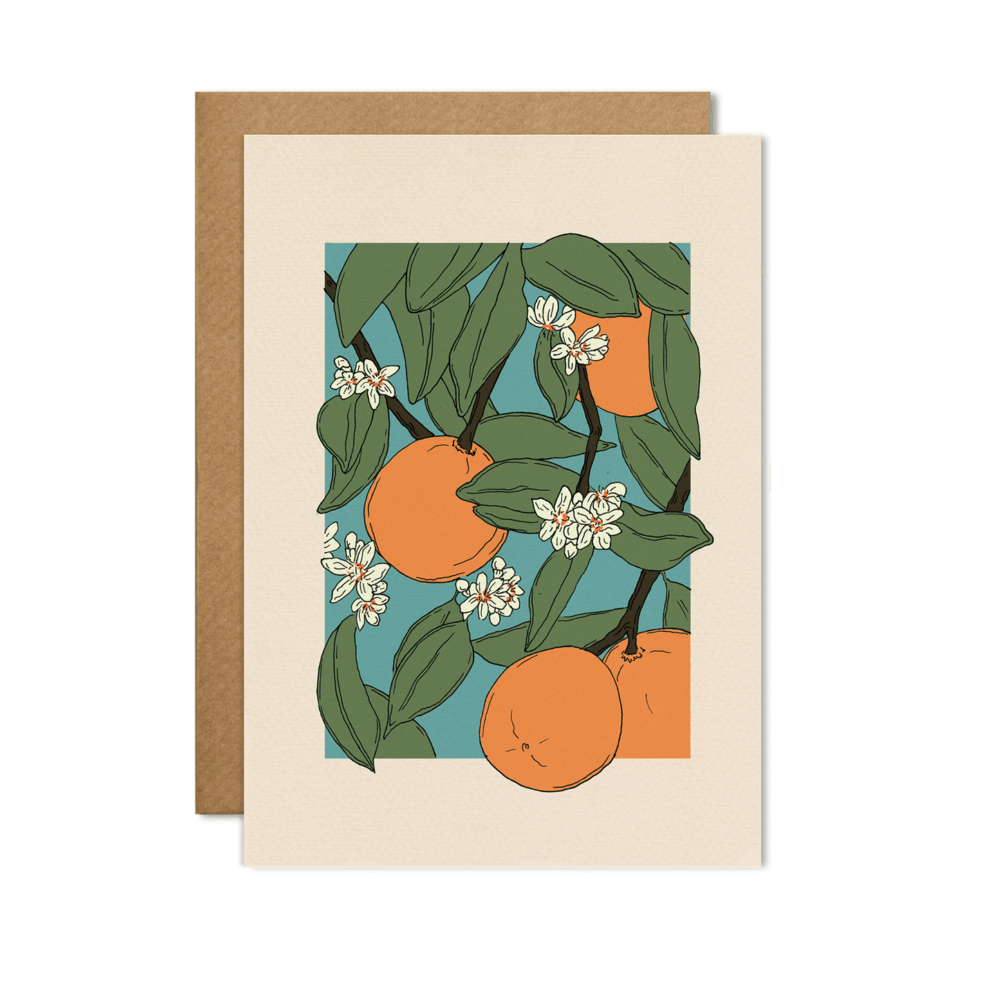 Oranges Gift Card - High Quality 300gsm Card
