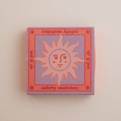 Small Matchbox in Lilac Sun - Pink Mini Matches