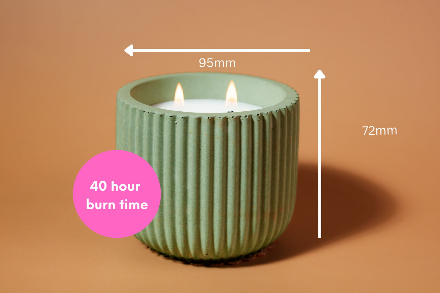 Broken Timber: Our Smokey Blend - 40 Hour Candle - Grande Refillable Collection