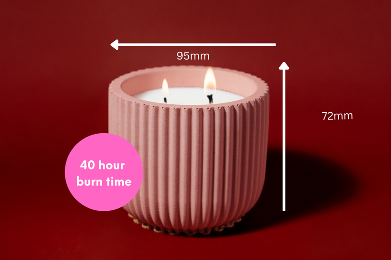 Midnight Rose: Grande Refillable Candle