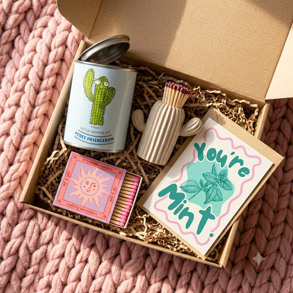 The Cactus Lover's Box: A Large Handmade Gift Box