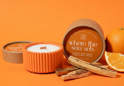 Where the Sun Sets (Orange) - Classic 18 Hour Candle
