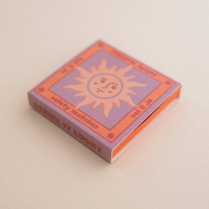 Small Matchbox in Lilac Sun - Pink Mini Matches
