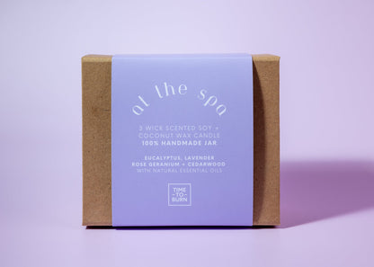 At the Spa - Handcrafted Candle - The Triple Wick Collection - Candle