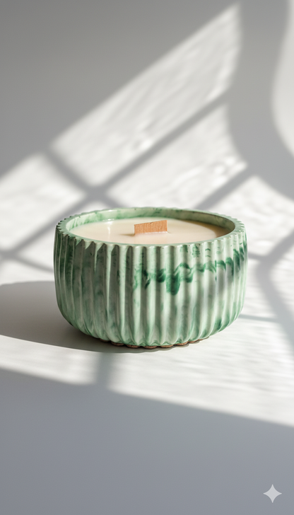 Basil Lemon Mint & Orange 40 Hour Candle - Candle