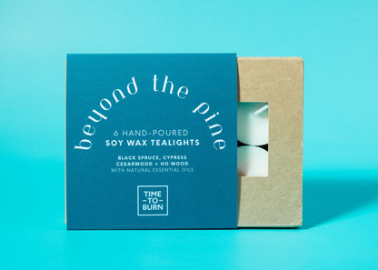 Beyond the Pine: Gift Box of 6 Tealights - Tealights