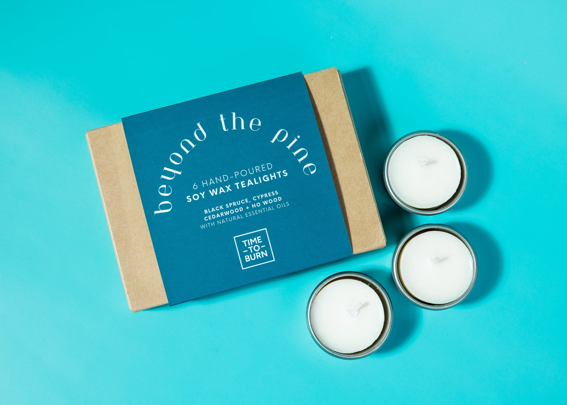 Beyond the Pine: Gift Box of 6 Tealights - Tealights