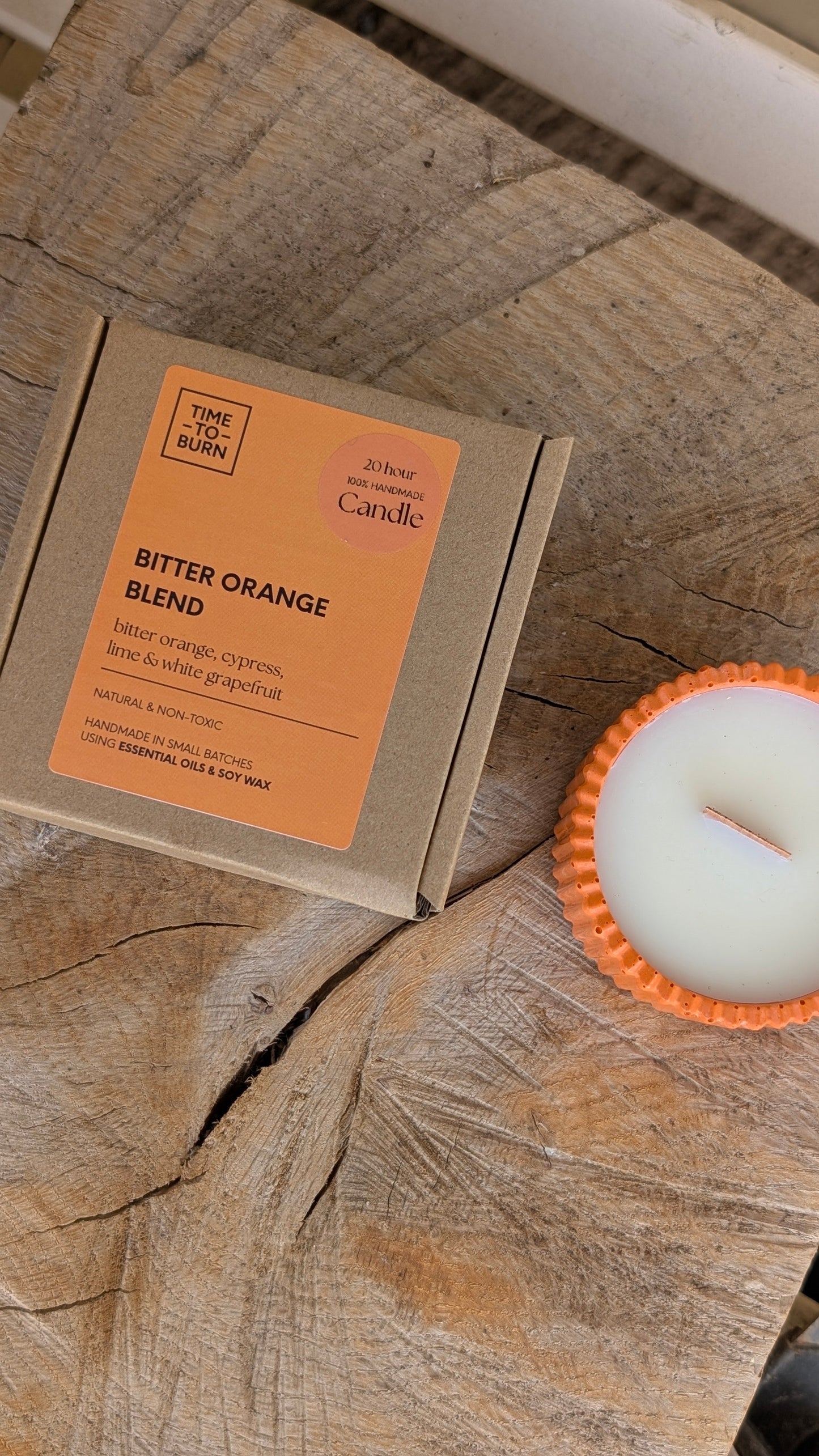 Bitter Orange Cypress & White Grapefruit 15 Hour Refillable Candle - Candle