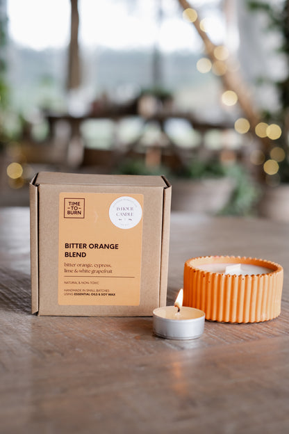 Bitter Orange Cypress & White Grapefruit 15 Hour Refillable Candle - Candle