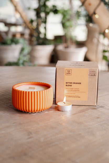 Bitter Orange Cypress & White Grapefruit 15 Hour Refillable Candle - Candle