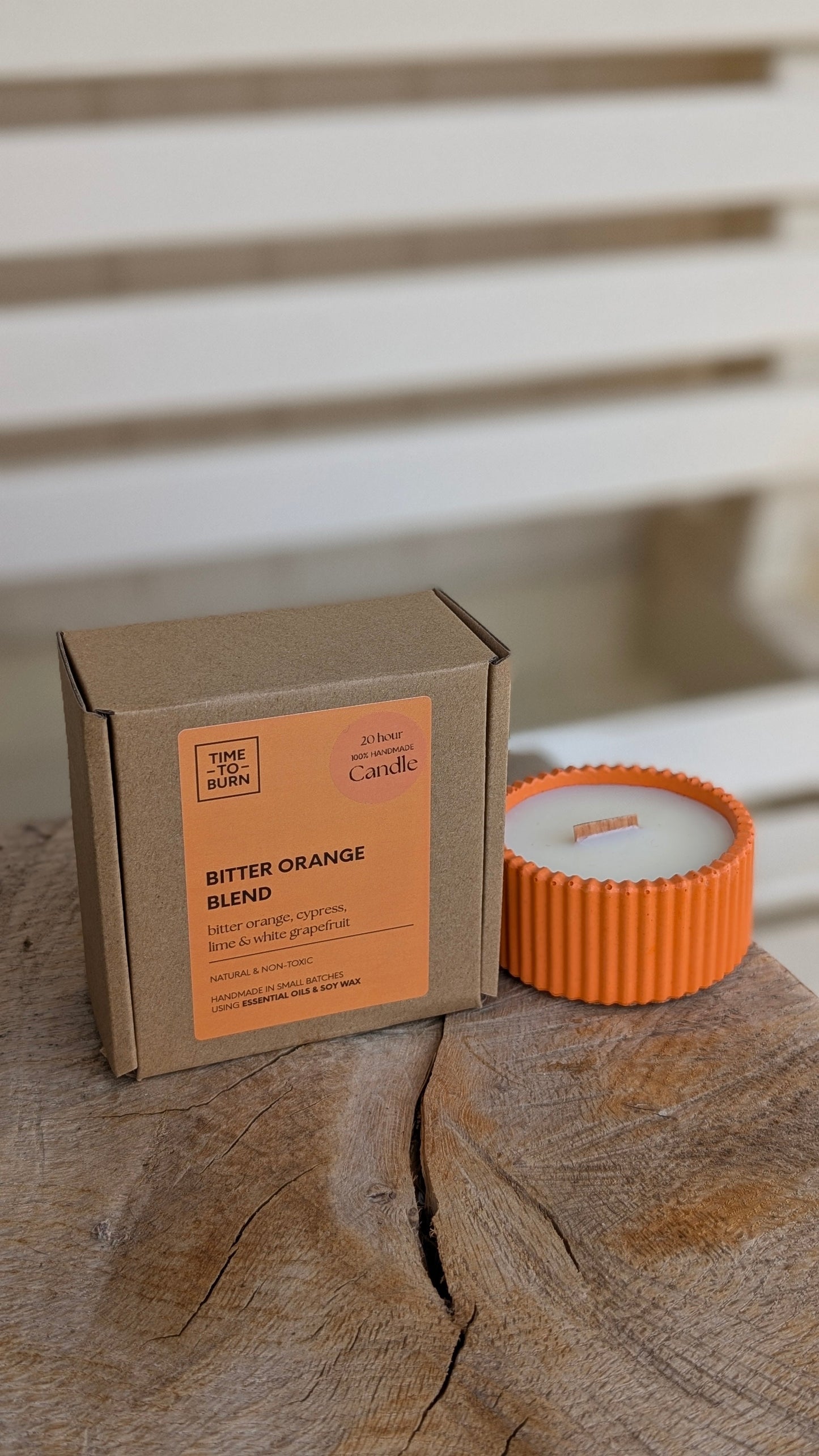 Bitter Orange Cypress & White Grapefruit 15 Hour Refillable Candle - Candle