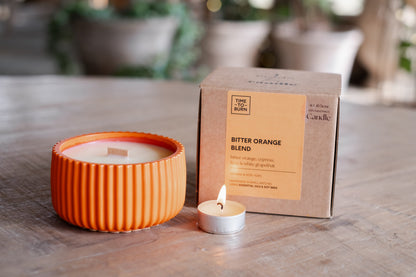 Bitter Orange Cypress & White Grapefruit 15 Hour Refillable Candle - Candle