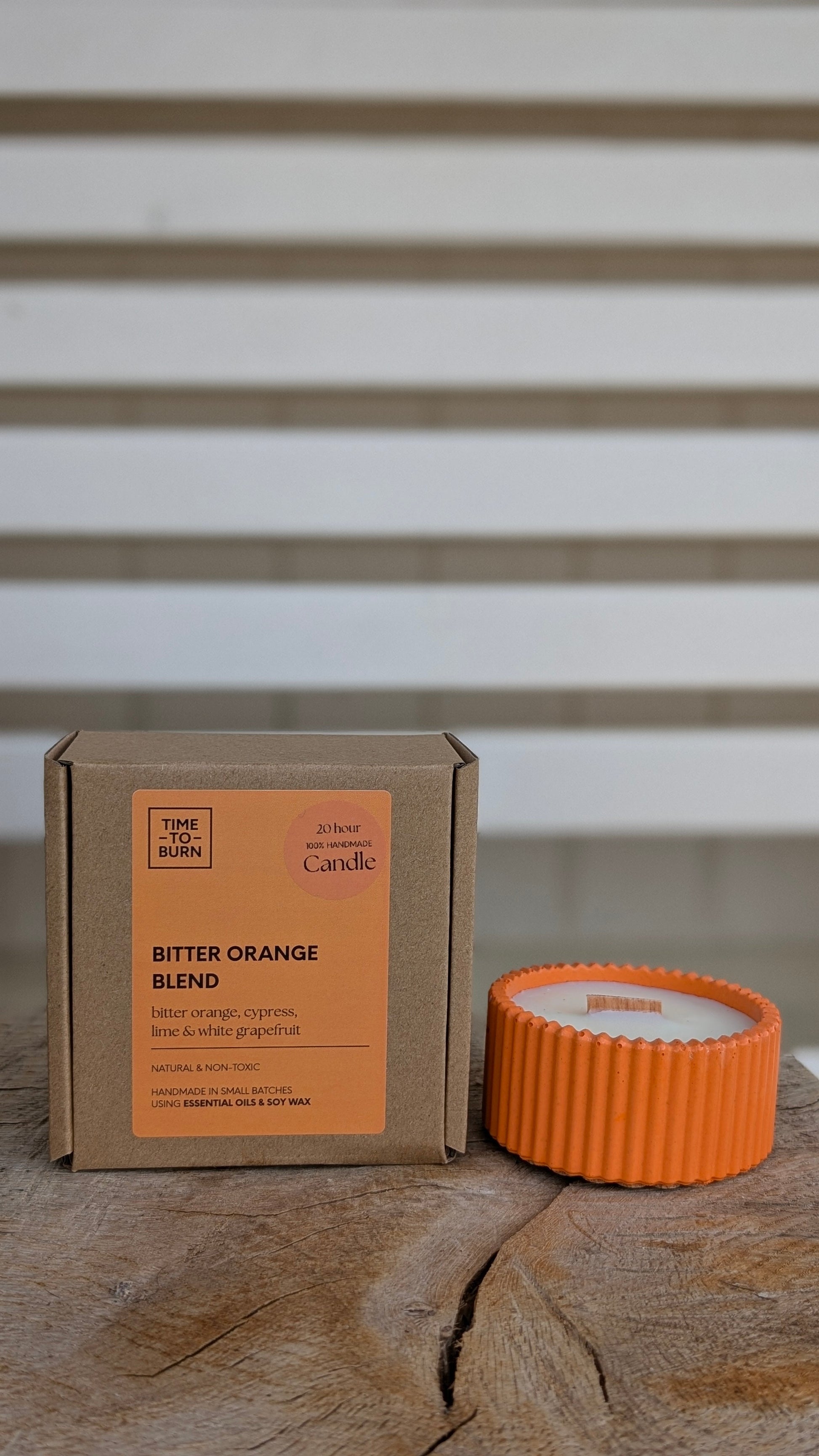 Bitter Orange Cypress & White Grapefruit 15 Hour Refillable Candle - Candle