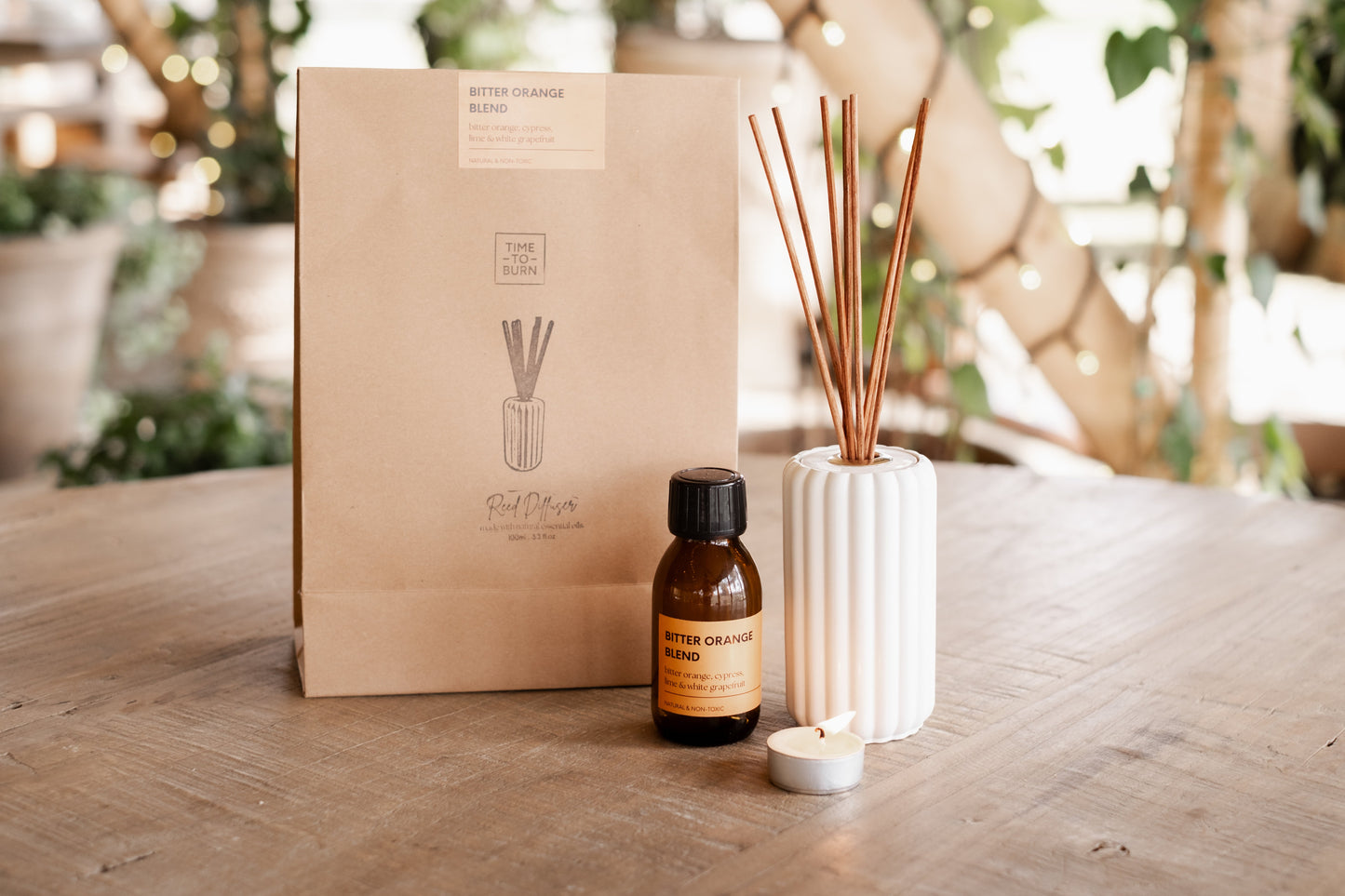 Bitter Orange Lime Cypress Reed Diffuser - Diffuser