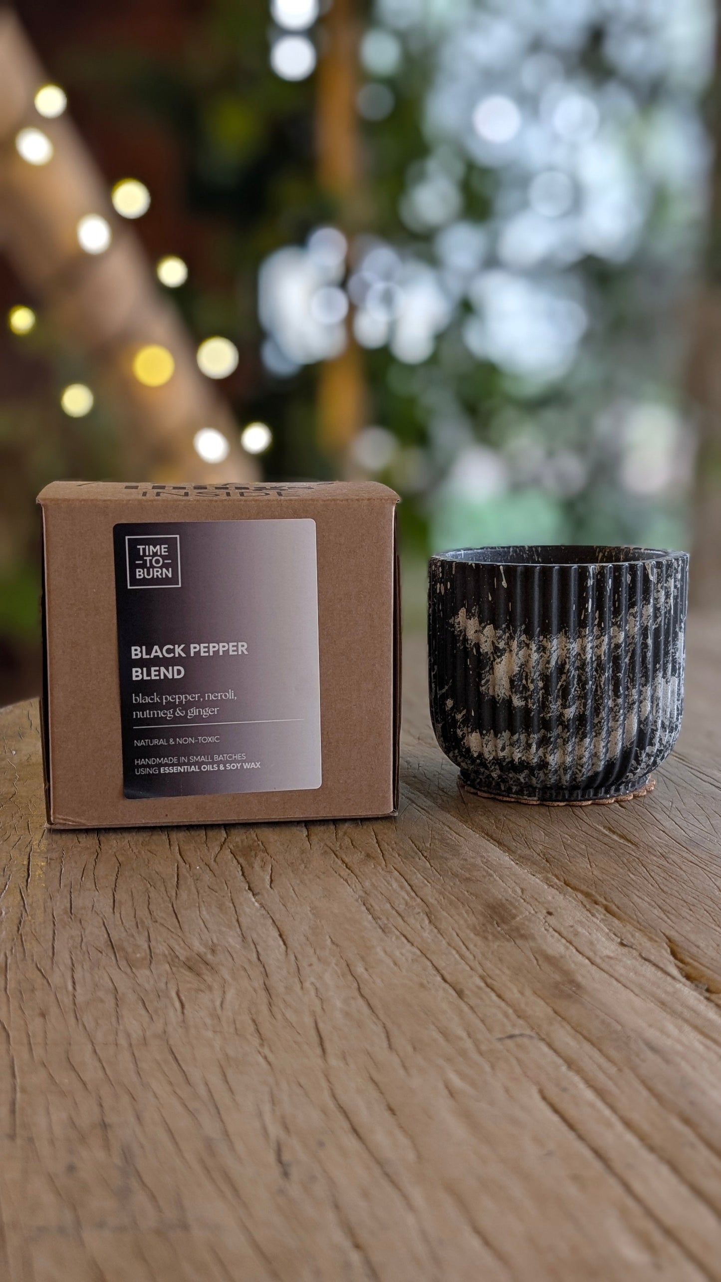 Black Pepper Neroli Nutmeg & Ginger | 40 Hour Refillable Candle - Candle